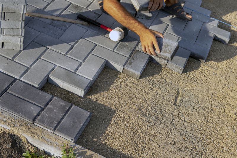 Paver Laying Process